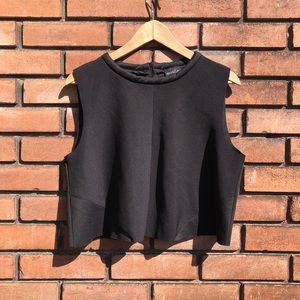 NWOT - STORK & BABE Black Crop Top